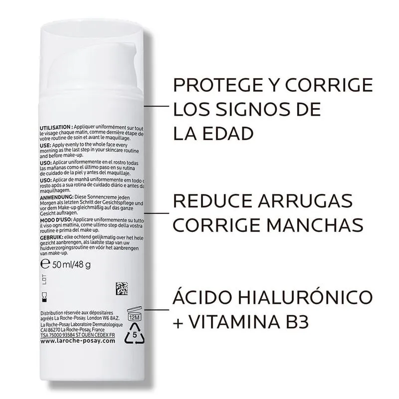 Protector Solar Anthelios Age Correct Spf 50 - La Roche Posay Sin color