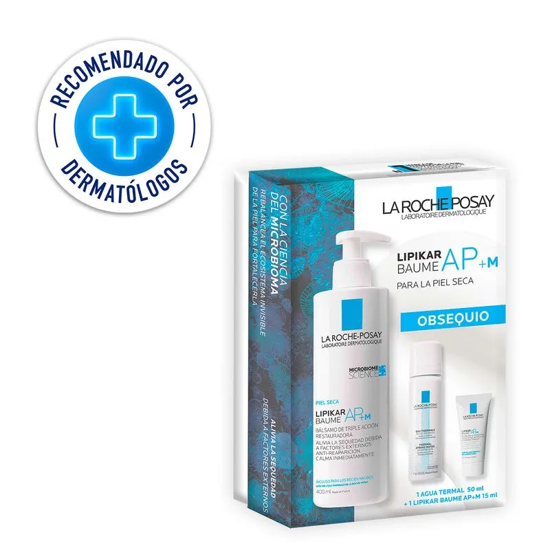 Kit Lipikar Baume Ap + Agua Termal + Mini Lipikar Baume - La Roche Posay Kit