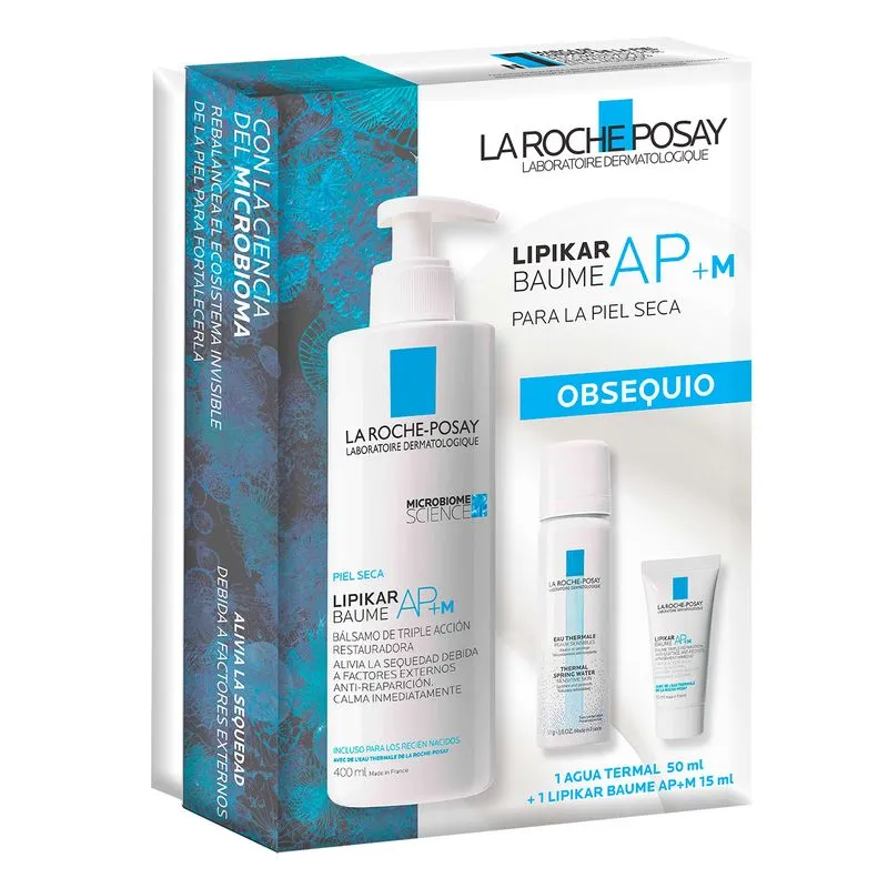 Kit Lipikar Baume Ap + Agua Termal + Mini Lipikar Baume - La Roche Posay Kit