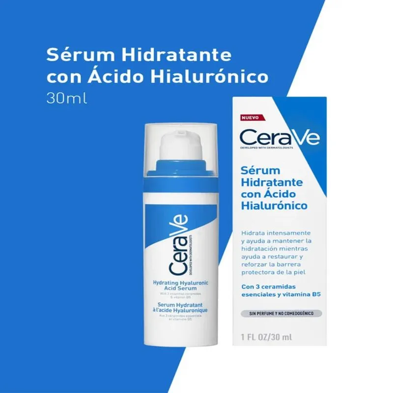 Serum Hidratante Ácido Hialurónico - Cerave 30 ml